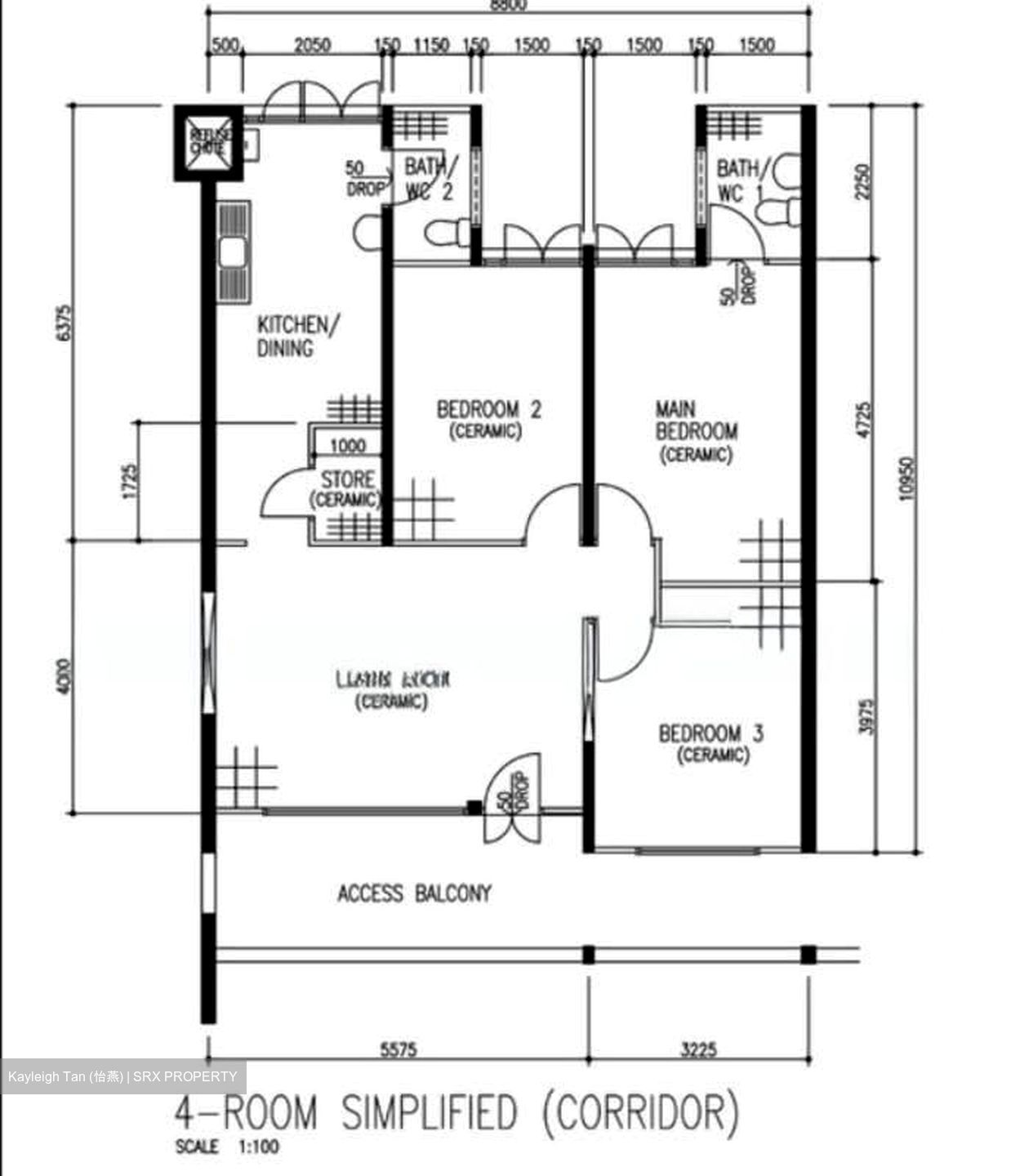 Blk 141 Eunos Spring (Bedok), HDB 4 Rooms #552093291